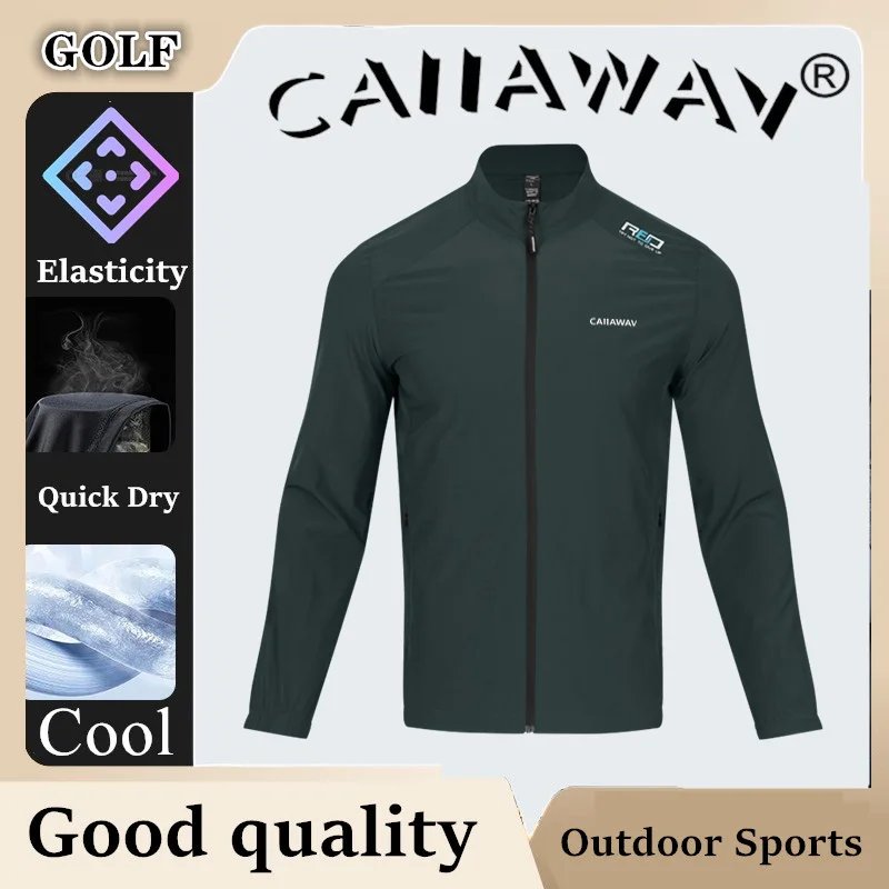 CAIIAWAV Authentic New Golf Coat Men\'s Long Sleeve Coat Sports Leisure Comfortable Long Sleeve Coat