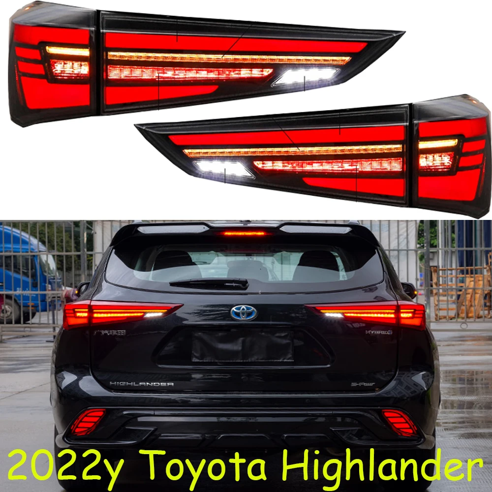 

Автомобильный бампер для Toyota Crown задний фонарь kluger Highlander задний фонарь 2022y светодиодные автомобильные аксессуары задний фонарь Highlander задний фонарь