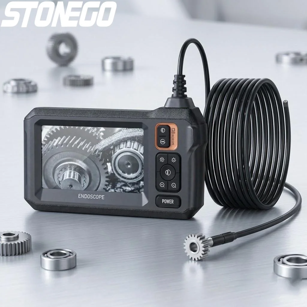 

Эндоскопическая камера 1080P HD с Wi-Fi, 43-дюймовым дисплеем, кабелем 10 м, двойной головкой и аккумулятором 2600 мАч для осмотра электрических трубопроводов автомобилей