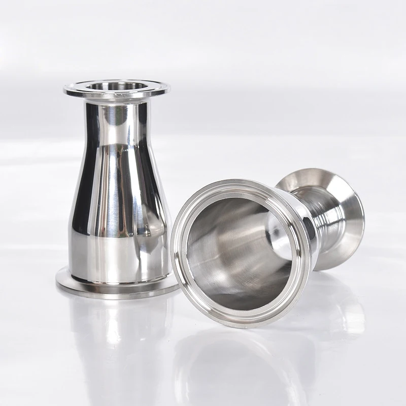OD 45-102 SS304 Stainless steel health food grade Tri Clamp Ferrule Reducer Weld Reducer Pipe Connector Pipe Fitting Tri Clamp