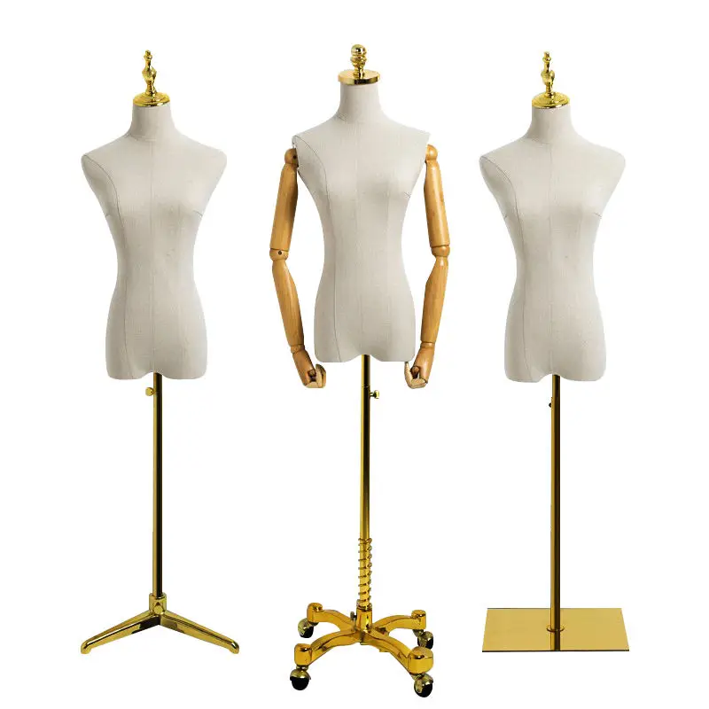 Fashion Half Body Mannequins Abstract Dummy Torso Clothes Display Half Body Mannequin Female