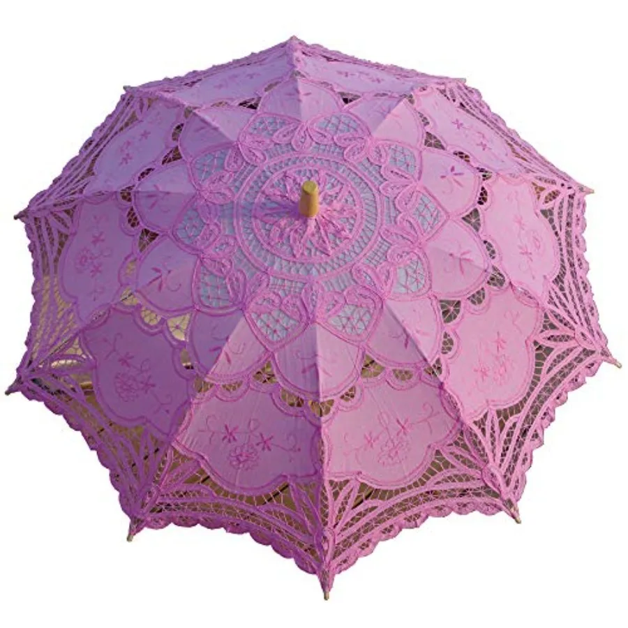 

Hmade Lace Parasol Umbrella Wedding Bridal 30 Inch Adult Size