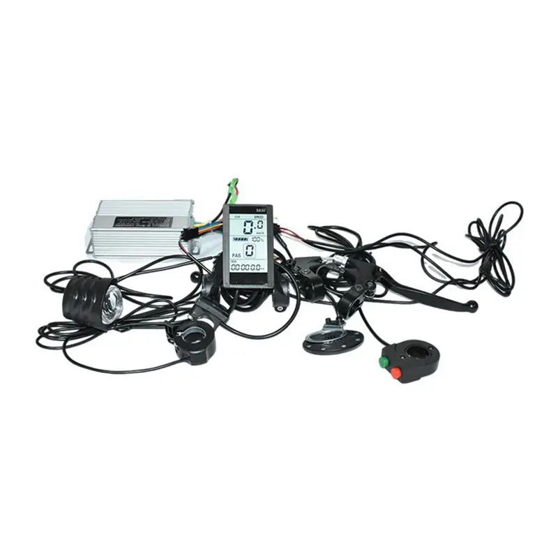 Oct.428 36/ 48 فولت 25A 500 واط دراجة كهربائية دراجة هوائية جبلية بطارية ليثيوم تحكم شاشة عمودية S830 عرض عدة