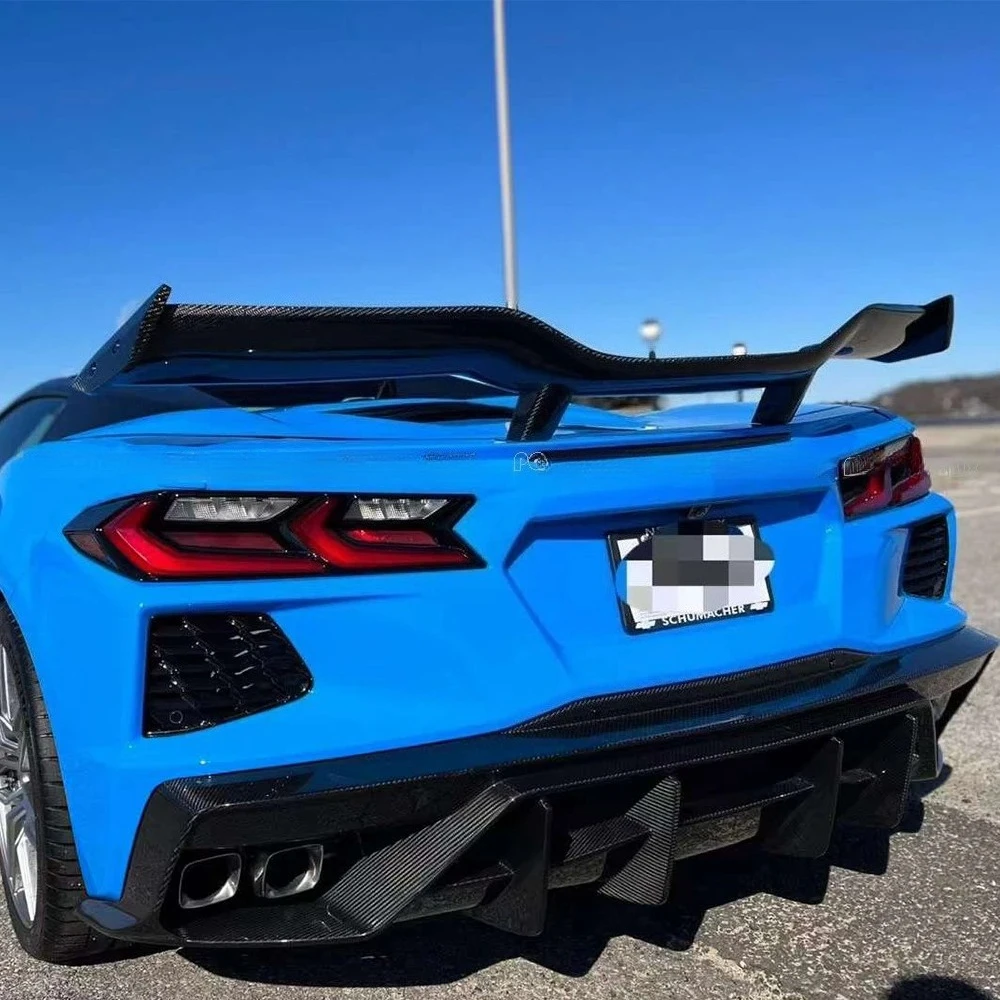 

Задний диффузор из углеродного волокна в стиле AD, подходит для Chevrolet Corvette C8 Stingray Z51 E Ray