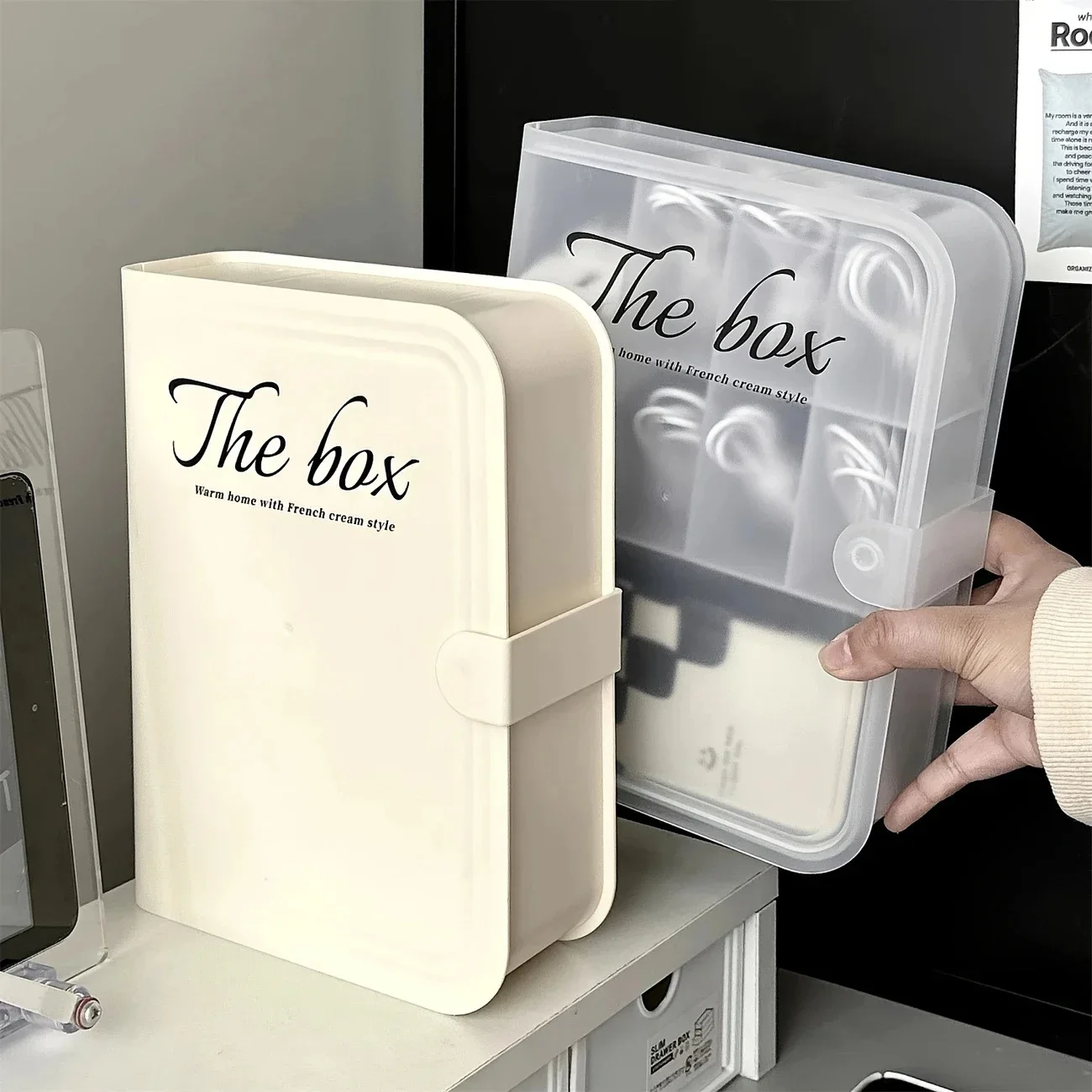 Practical Creative Underwear Socks Storage Boxes Travel Portable Boxes Desktop Small Parts Storage Charging Cable Storage Tools