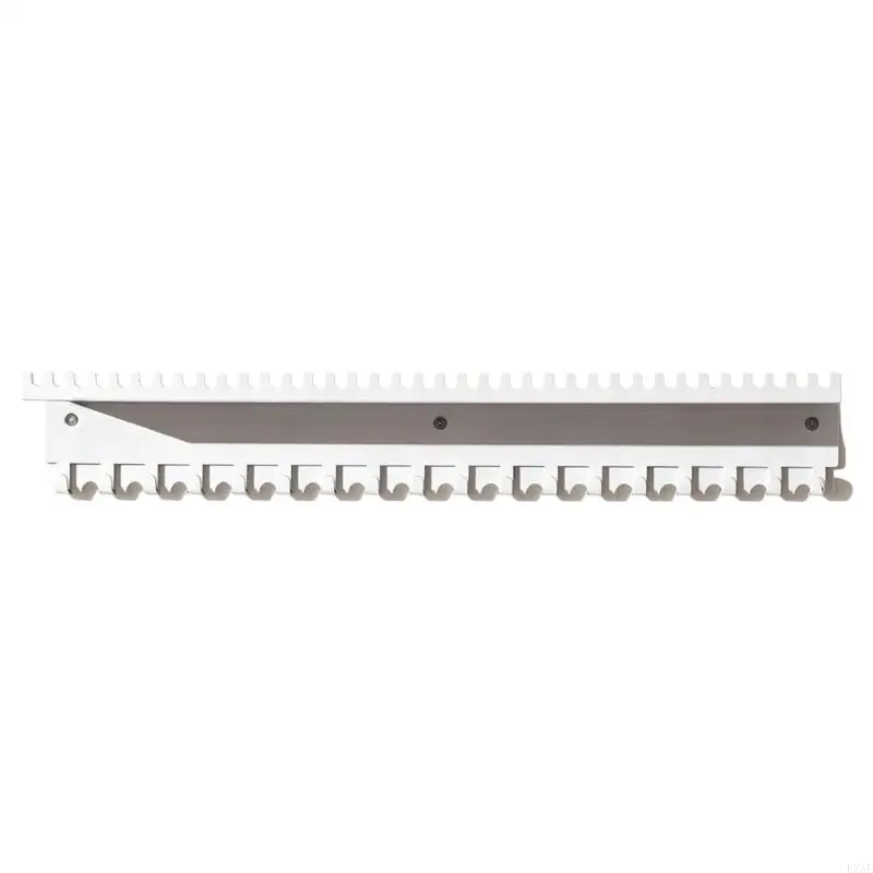  Elegant Wall Mounted Jewelry Organiser With 56 Hooks And Tray For Necklace
