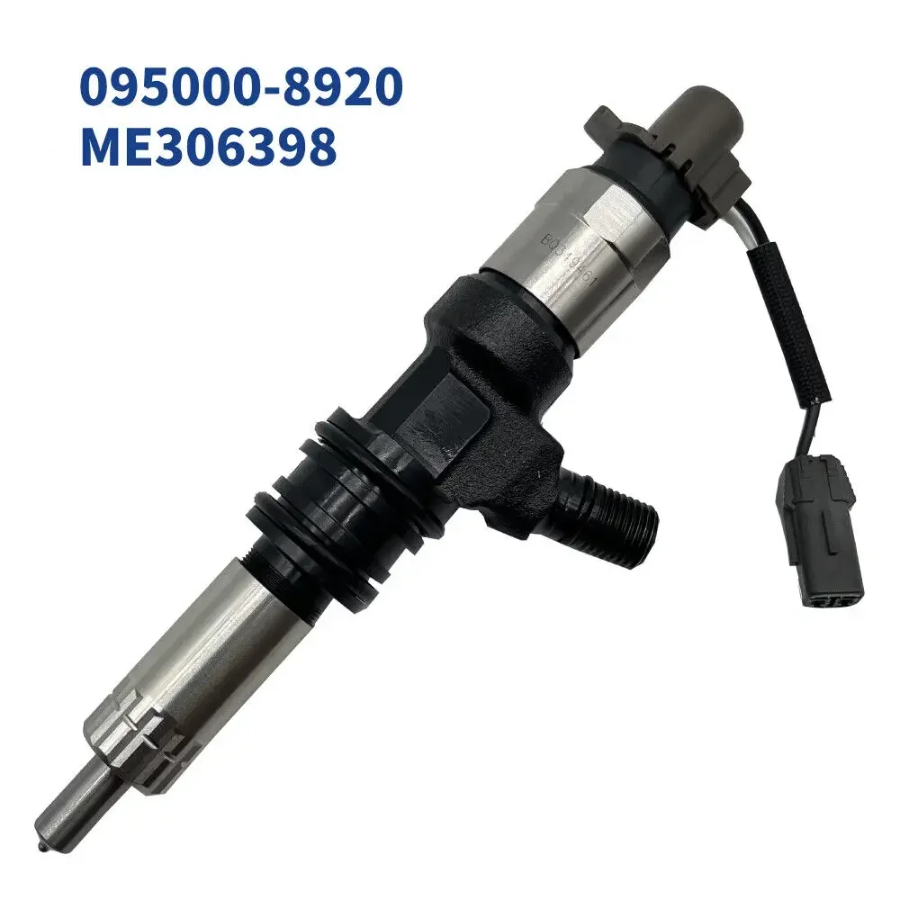 4PCS Diesel Fuel Injector ME306398 095000-8920 for Mitsubishi Fuso Excavator/Wheel Loader/Truck 6M60 Engine