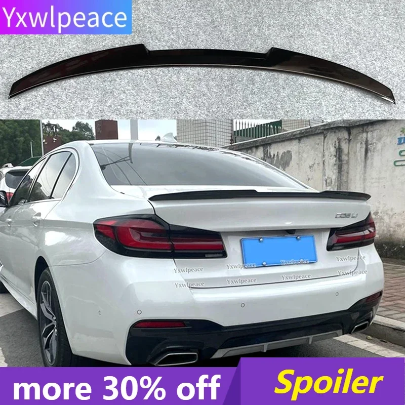 

For BMW 5 Series G30 Spoiler 2018-2022 ABS Plastic Unpainted Primer Rear Trunk Lip Spoiler Wing Body Kit Accessories