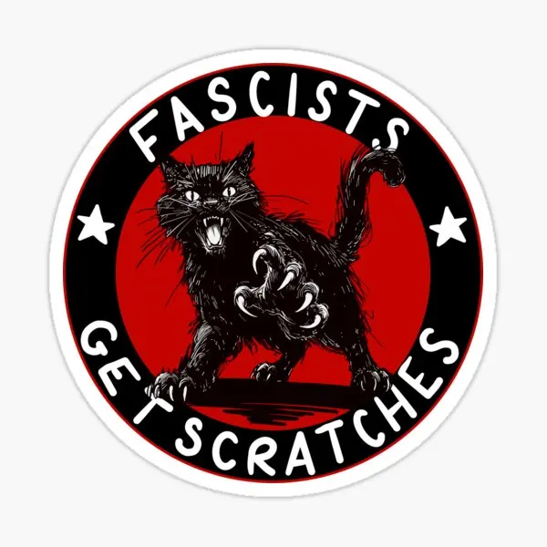 Cats Against Fascists  Stickers for Stickers Background Room Decor  Home Cute Funny Bumper Print Decorations Laptop Anime Window
