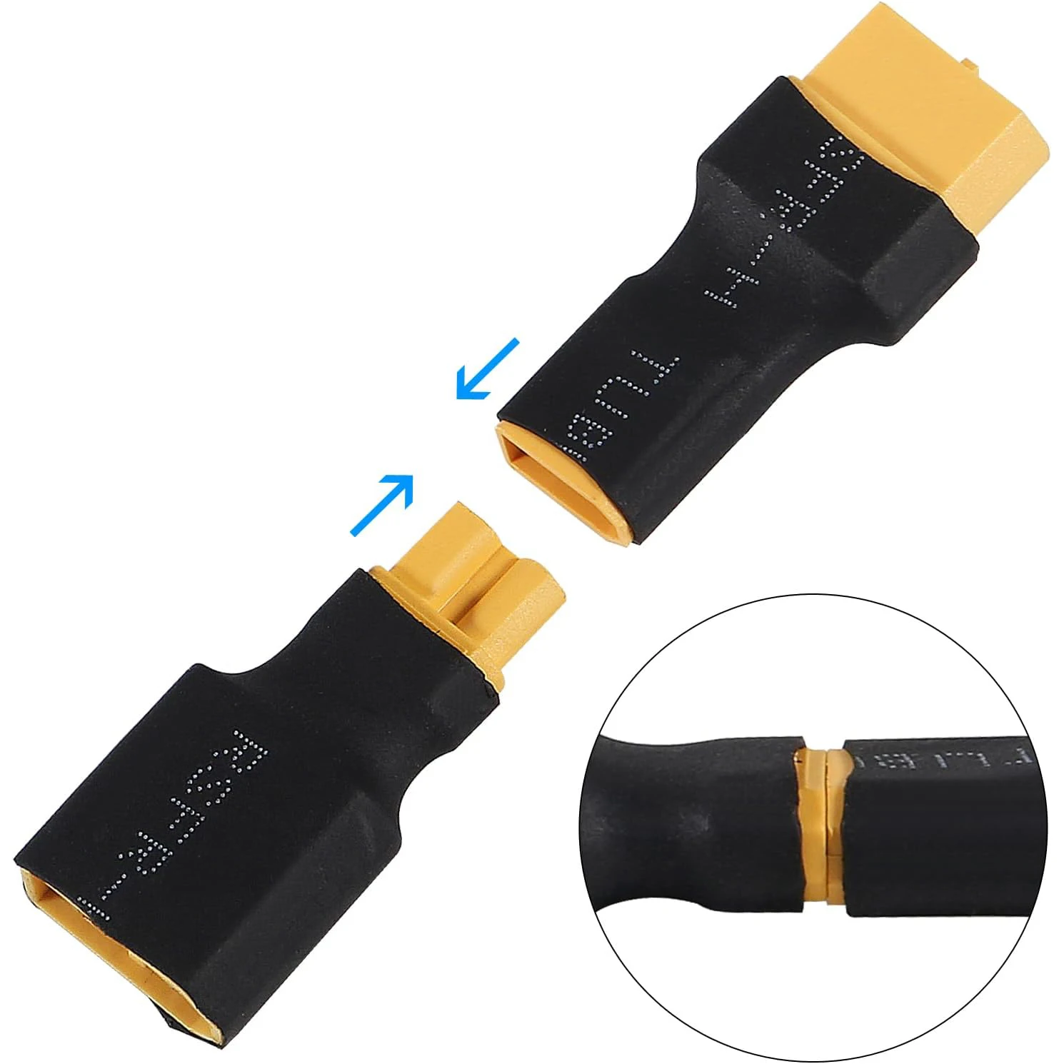 

XT30 к XT60 Plug Женский Мужской адаптер Беспроводной разъем без провода для RC FPV Дрон Автомобильное Lipo NiMH Зарядное устройство ESC