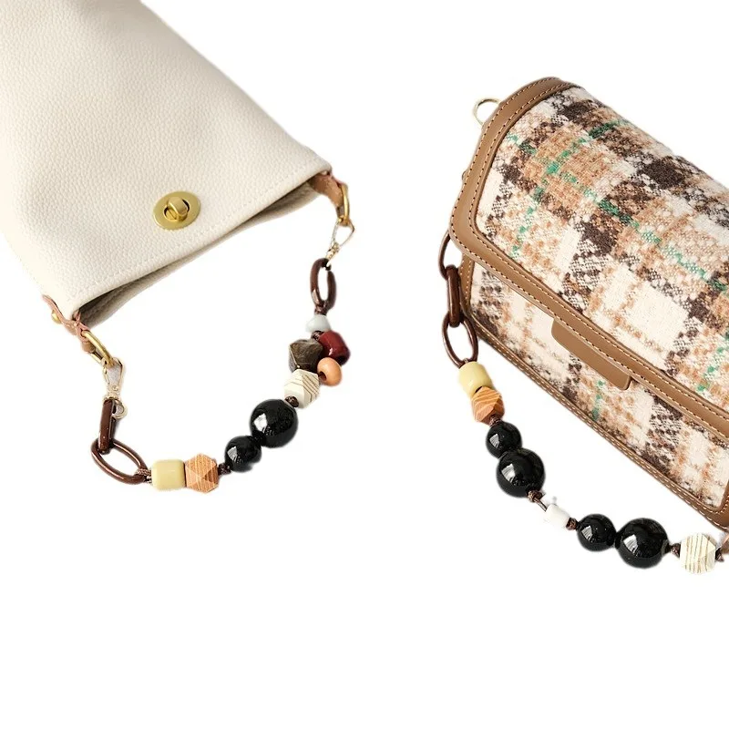 حقيبة حزام جلد حقيبة قصيرة حزام حقيبة يد مقابض مشبك ذهبي أنيق لمشاريع DIY سوار حقائب كروسبودي #6