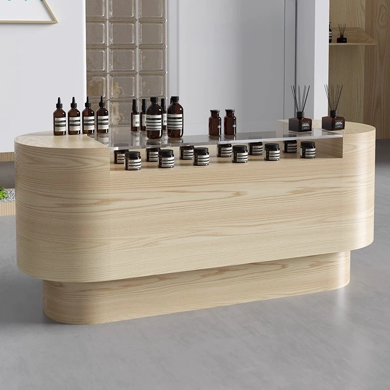 Clothing store Nakajima display table Body skin care product display cabinet