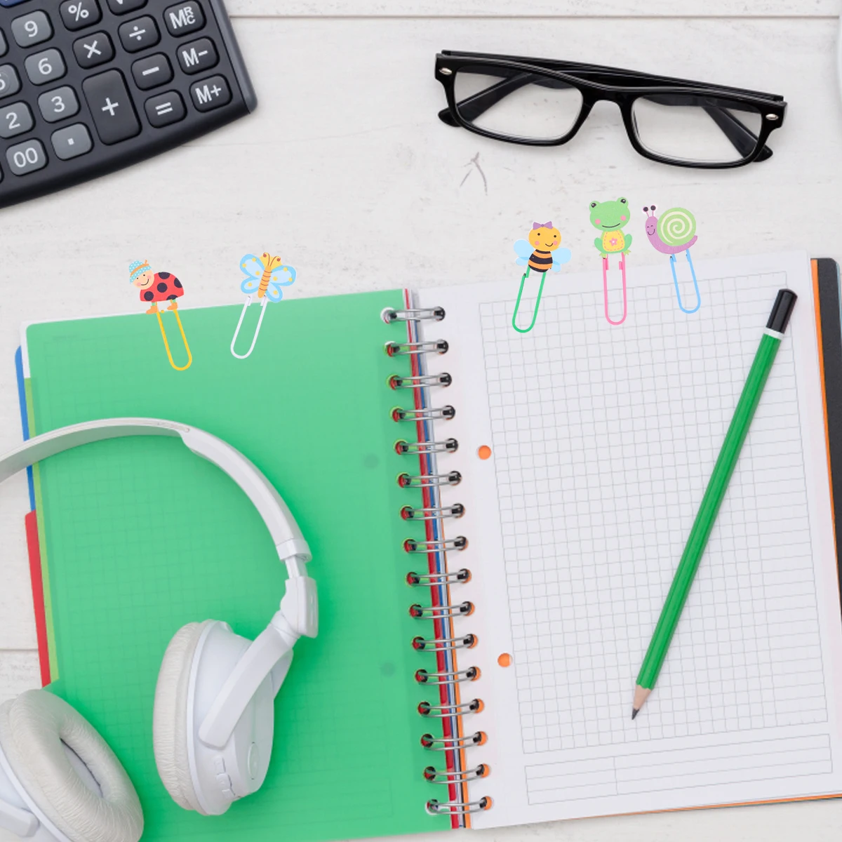 

50pcs Animal Shape Paper Wooden Plastic Decorative Clips For Notes Photos Bookmarks Creative School Office Home Supplies Kids