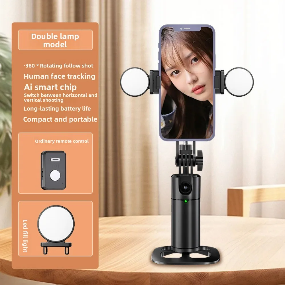 Auto Face Tracking Auto Tracking Gimbal 360° Rotating Stabilizer Function Smartphone Gimbal Stabilizer Intelligent Smart
