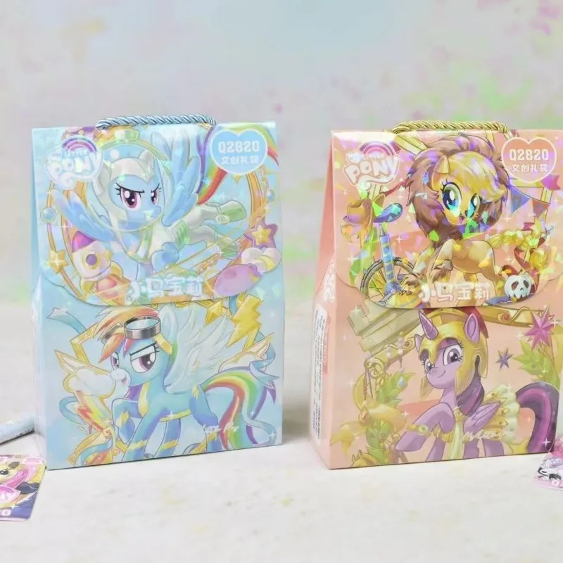 Animacja My Little Pony peryferyjne kreatywne artykuły papiernicze niespodzianka pudełko z niespodzianką uczeń artykuły papiernicze dla dzieci torba