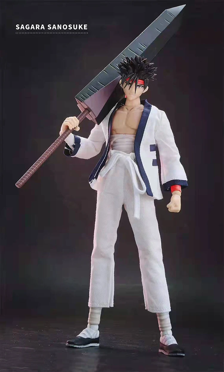 CMT Instock Dasin Model Rurouni Ken shin HIMURA KENSHIN Sagara Sanosuke S.H.F Action Figure Anime PVC Toys Figure