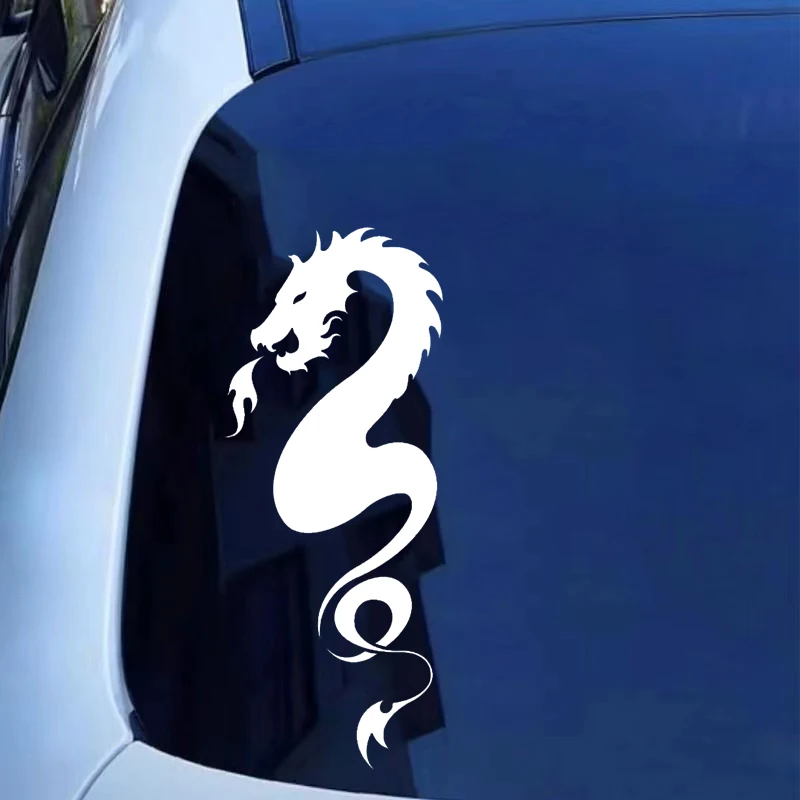 

Die-Cut Vinyl Decal Dragon Car Sticker Waterproof Auto Decors on Car Body Bumper Rear Window Laptop Choose Size 41331#