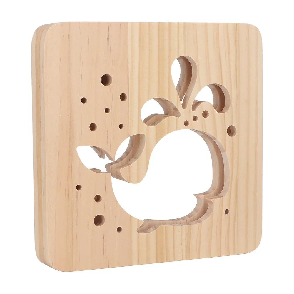 3d木製3dランプ中空彫刻クジラ柄3dウッドライト温白色光187-187-3cm彫刻パターンledナイトライト