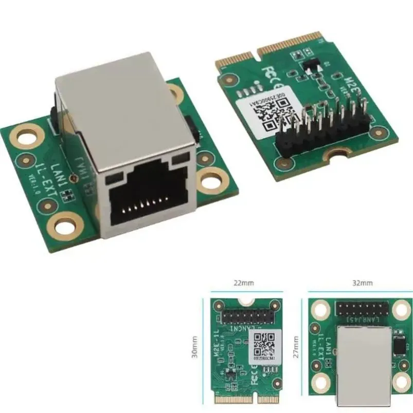 M. 2-to-gigabit Ethernet Adapter I210 Network Interface M.2 2230 Single Port Expansion Card, Suitable for PC Laptops