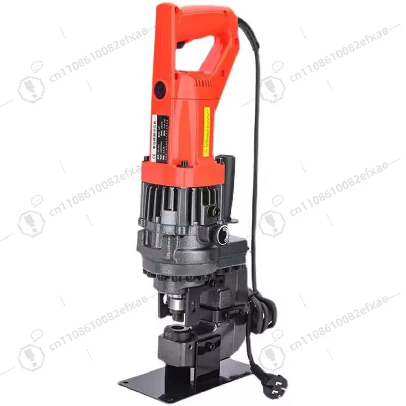 2000W Hydraulic Ironworker Puncher MHP-20L Electric Piercing Press for Steel Plate & Tube Processing