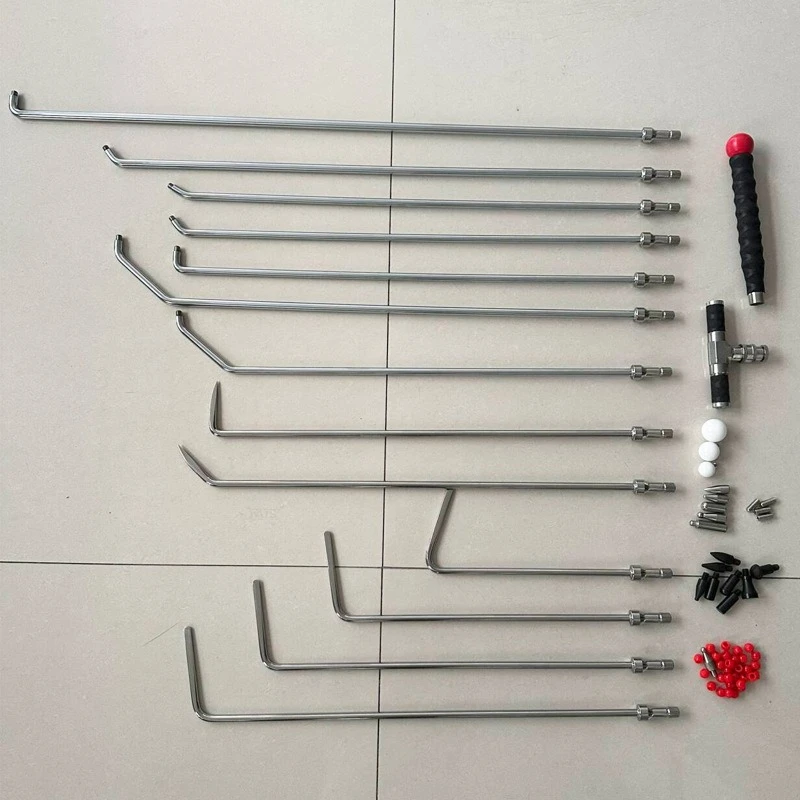 

Car dent repair 13-piece set Quick release hook set Replaceable handlebar replacement overhead bar tool