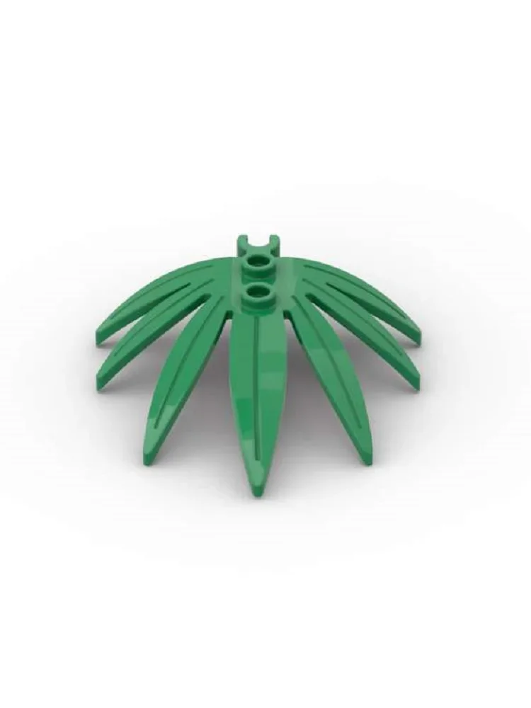 MOC 10 pièces 10884 feuilles de plantes 6x5 blocs de construction Kit Swordleaf ouvert O briques particules bricolage idée jouets enfants anniversaire enfant cadeaux