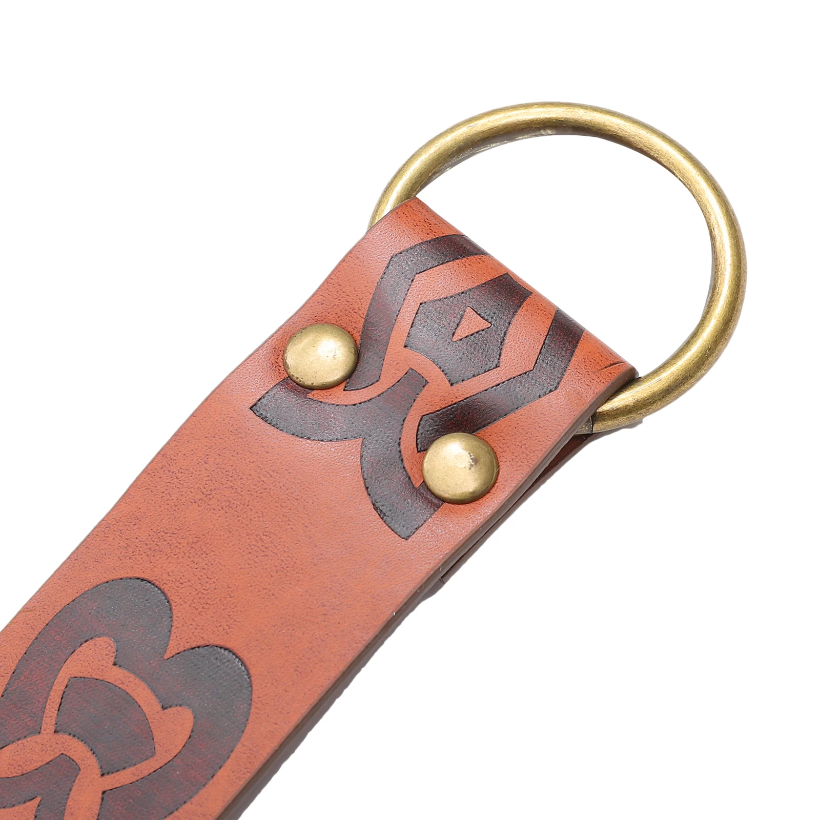 Cinto de pu em relevo marrom, renascentista medieval, 190cm, com bainha de espada, para cavaleiro viking, acessórios de fantasia, palco