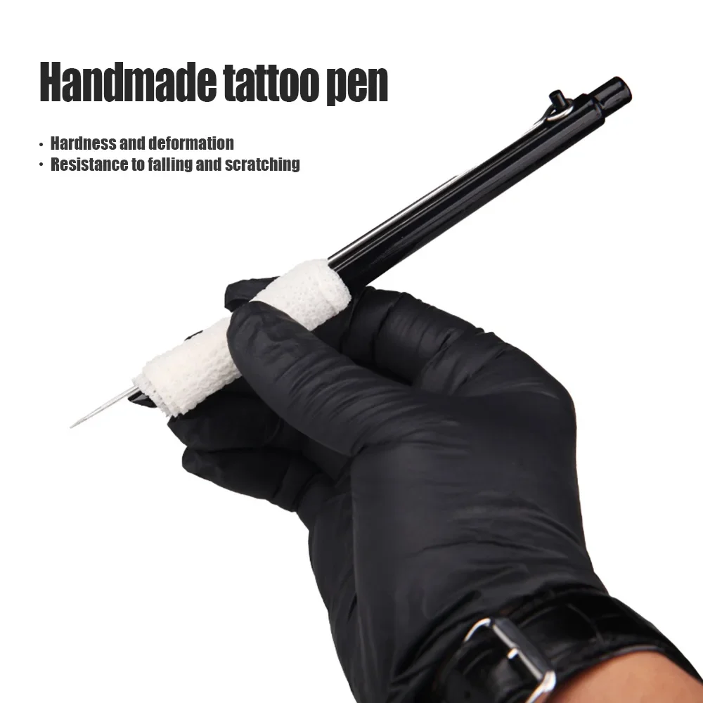 1PC Tattoo Hand Poke Machine Pen Needle Holder Tool Professional 1/3/5/7/9Pin Hand Poke And Stick Tattoo Beginners Practice Kit