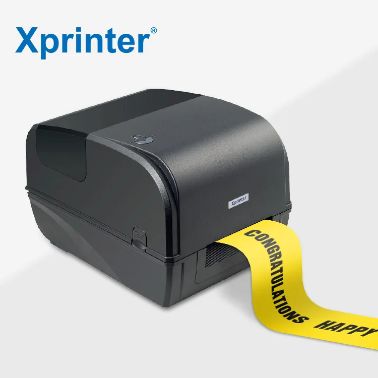 

Xprinter XP-TT426B/XP-TT437B Thermal Ribbon Printer Desktop Barcode 4 Inch Label Thermal Transfer Printer for Bulk Printing