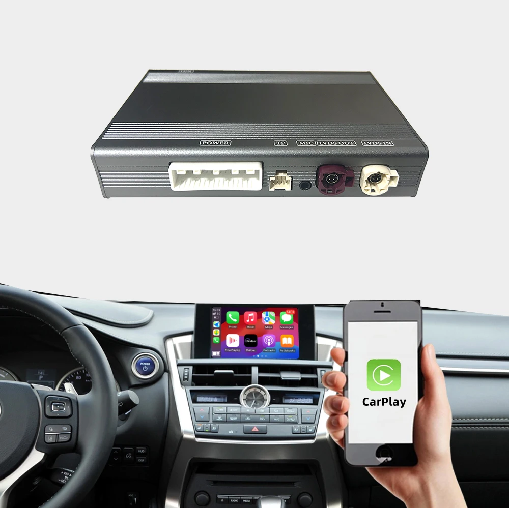 Plug And Play Wireless Car Play NX200 NX300H 2016-2018 Mirror Link Radio Car Play Android Auto Carplay