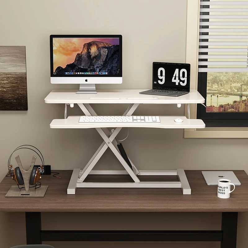 Standing Desk Adjustable Workbench Computer Desk Desktop Height Increasing Notebook Desktop Home