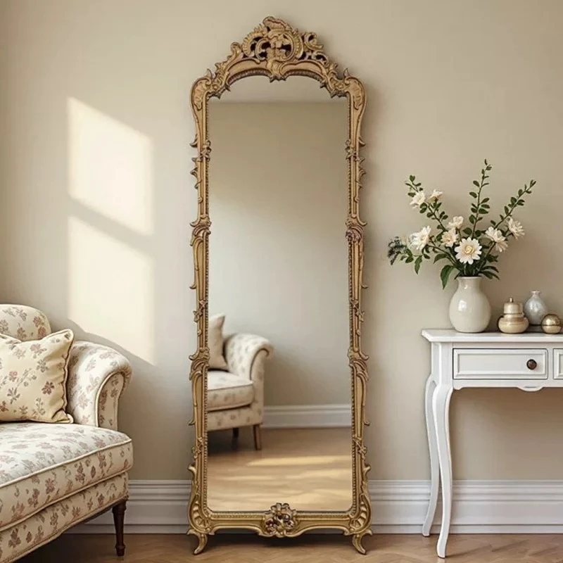 Luxury Funky Mirror Long Big Bathroom Floor Bedroom Girls Standing Men Full Body Modern Mirror Moving Espelhos Home Decorations