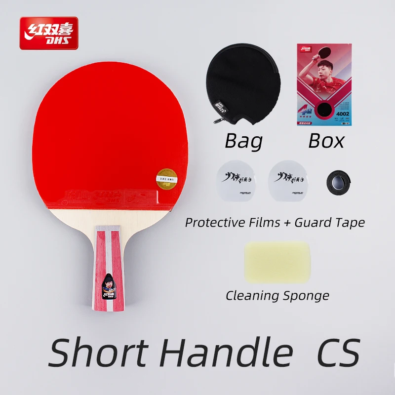 Original DHS 4002 4006 FL/CS Table Tennis Racket (7-layer Wood +