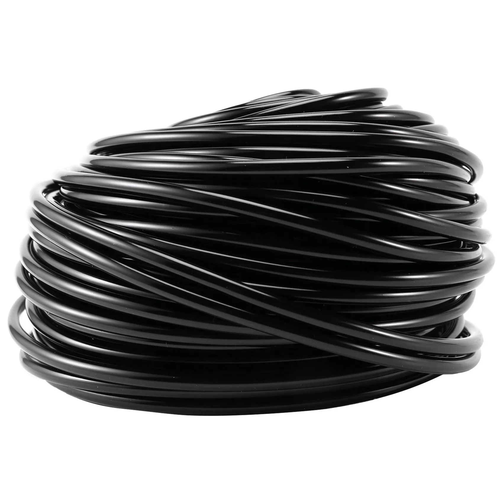 

B28C-50Pcs C-Shaped Garden 4 / 7Mm Drip Irrigation Pipe Bracket & 1X 50M Watering Tubing Hose Pipe 4/7Mm Hose Drip