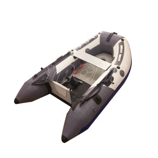 2.3m Small Tender Foldable Aluminum Floor Inflatable Rowing Boat