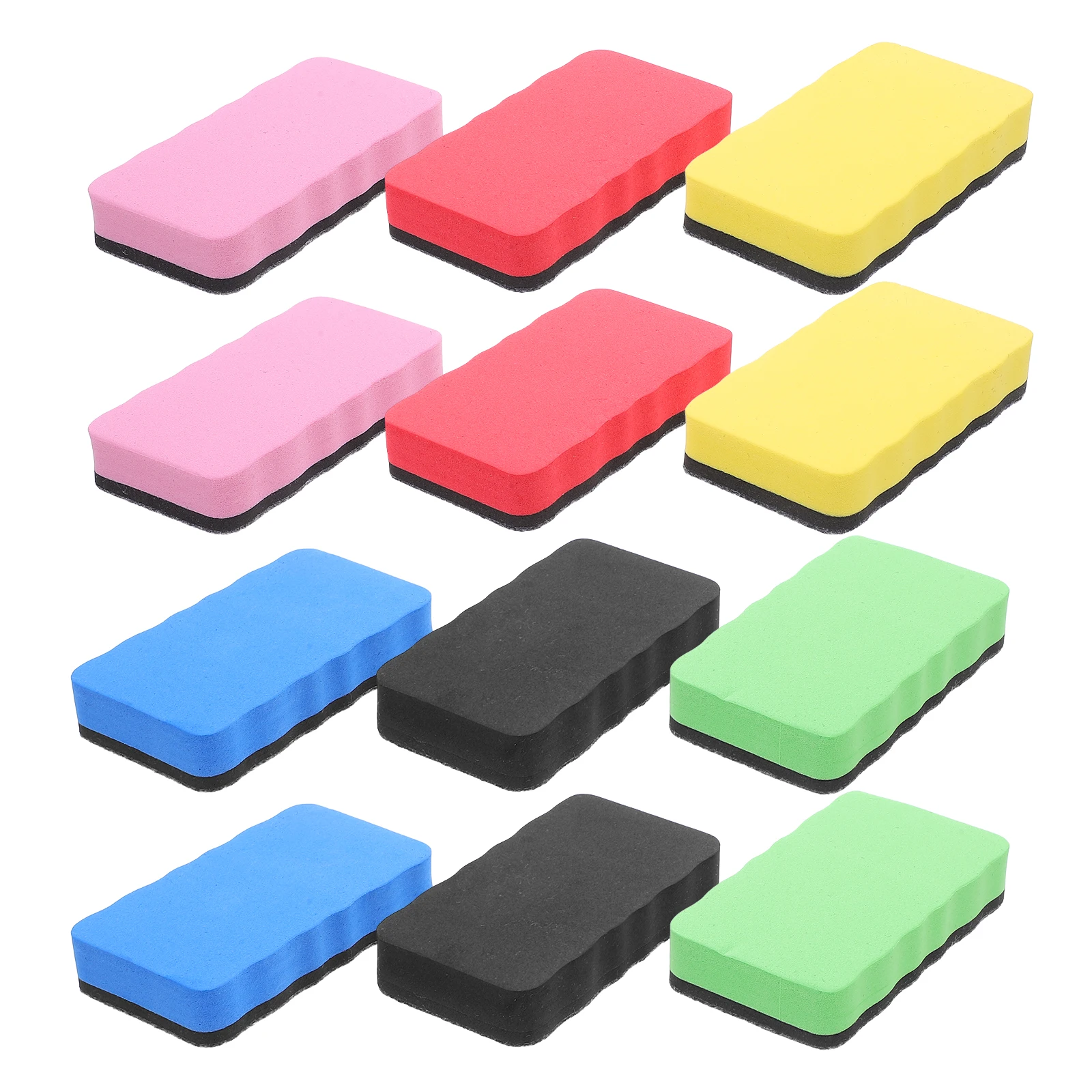 12 قطعة ممحاة السبورة المغناطيسية السائبة المحايات المغناطيسية الجافة محو السبورة الأنظف-اللوازم المكتبية الفصول الدراسية للمدرسة #3