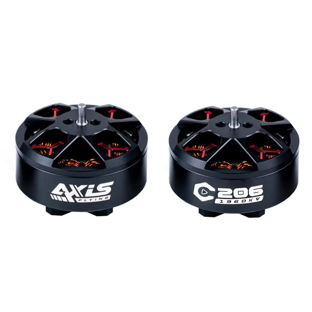 Axisflying C206 2006 1960KV bezszczotkowy silnik 12N14P 6S Lipo 1.5mm wał do RC FPV 3.5 cala kanałowe okrągłe drony