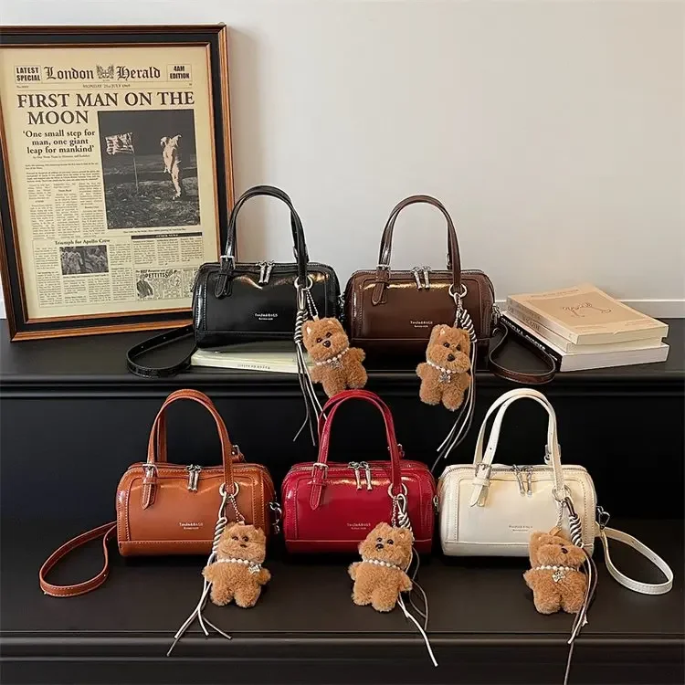 

Ретро-сумочка с монограммой, женская модная сумка через плечо с верхней ручкой, элегантная сумочка для работы, свиданий и шопинга