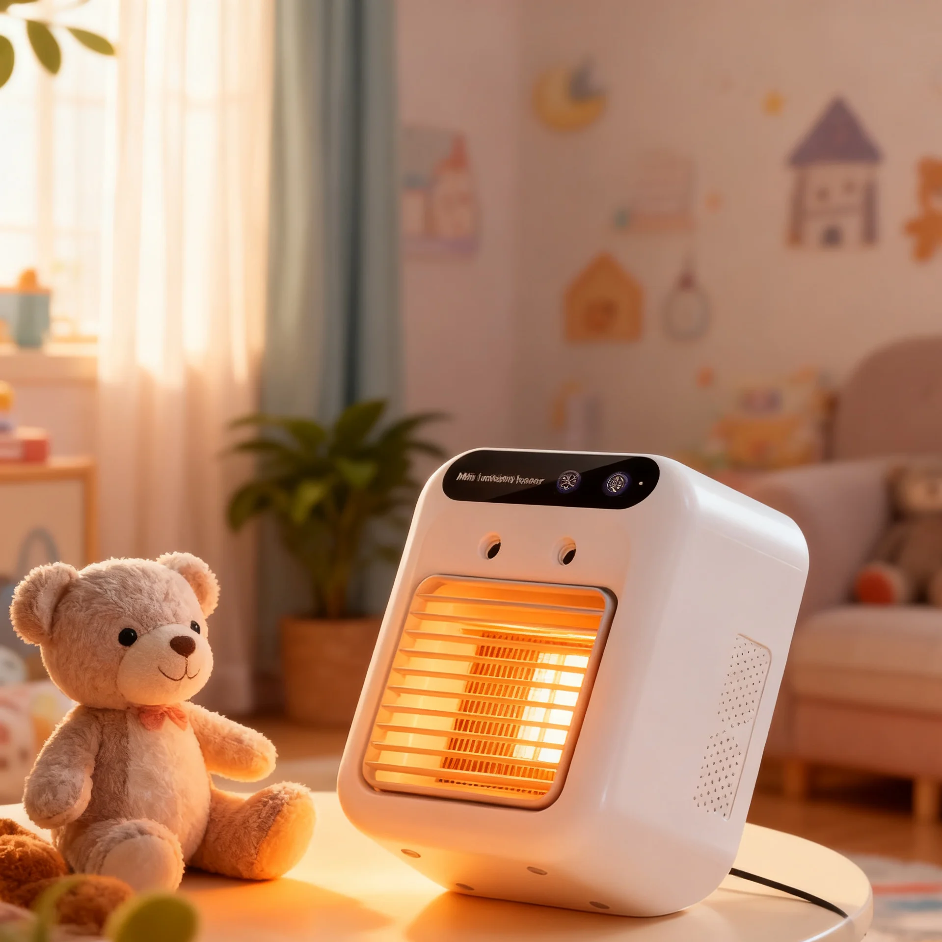 Ventilador de ar quente com economia de energia e umidificação 2025