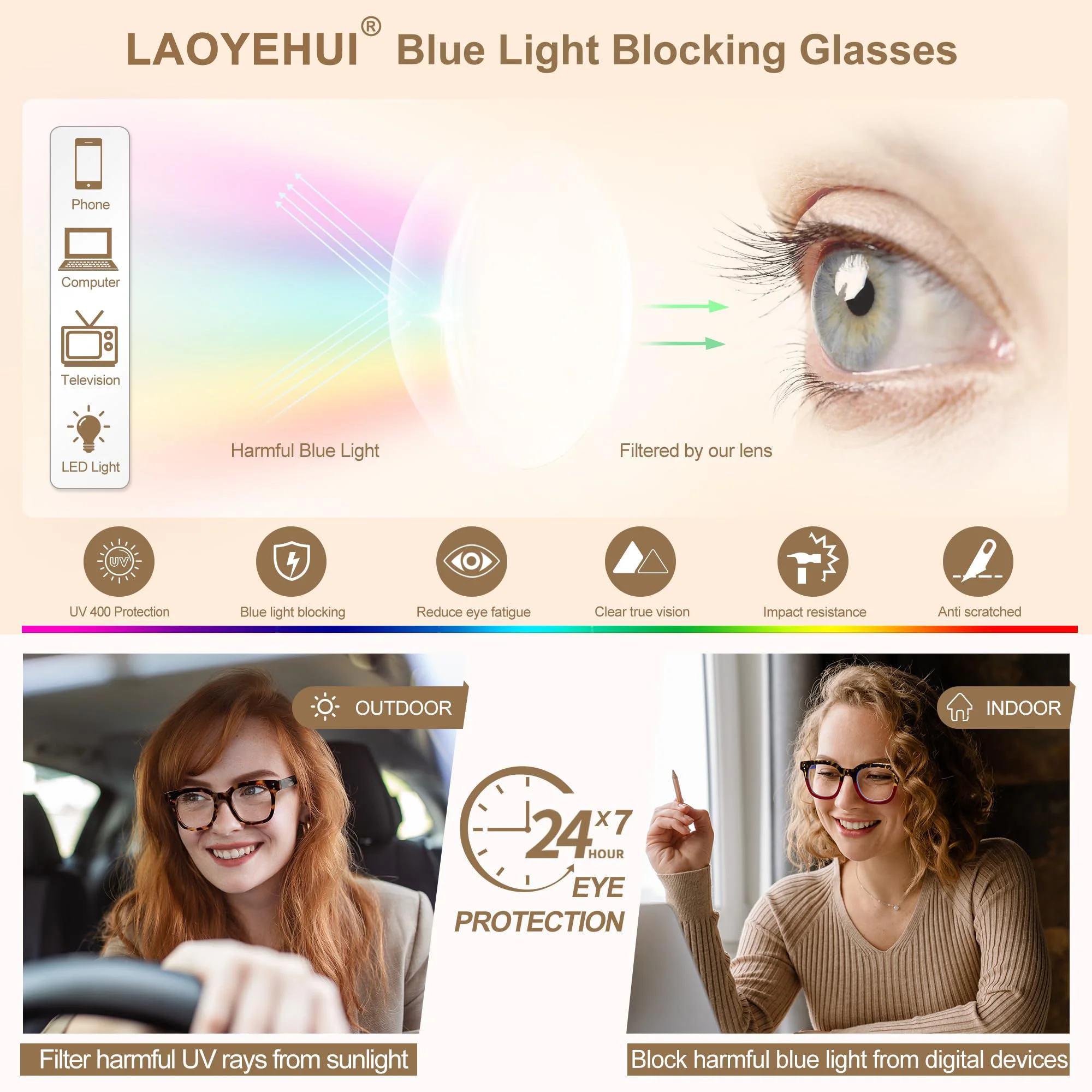 Cat Eye Glasses Frame Women\'s Eyeglasses Frames Vintage Spectacles Prescription Eyewear Optical Anti Blue Light Reading Glasses