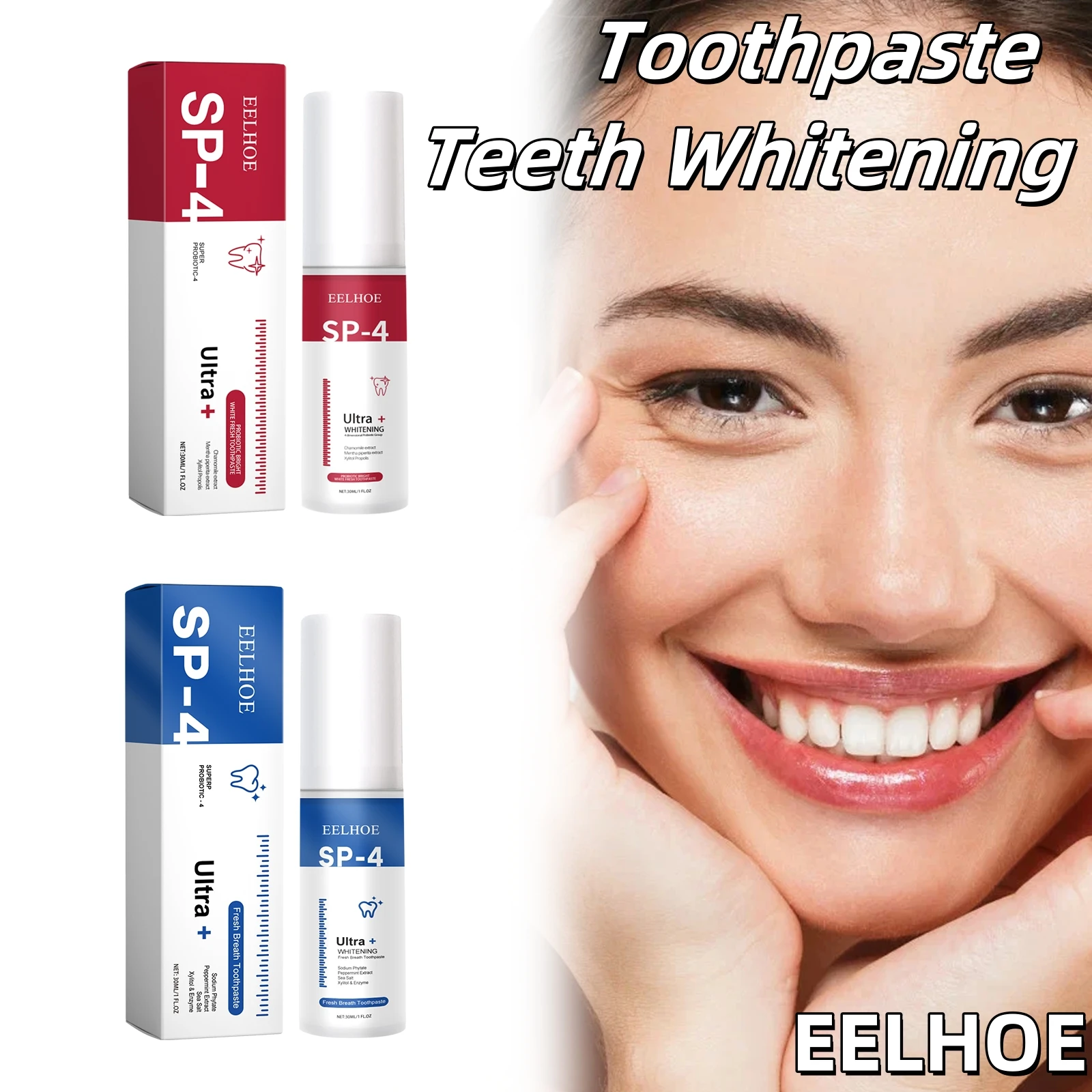 Natural Enzyme Teeth Whitening Toothpaste To Improve Pigmentation,Whiten And Strengthen Teeth.Great Dental Care Toothpaste