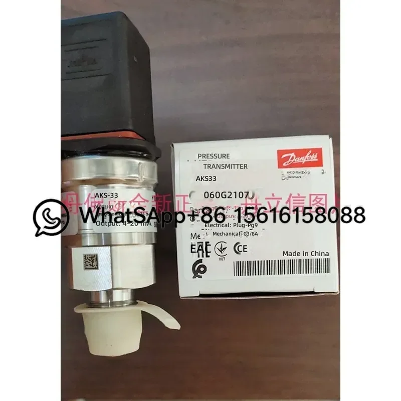 Danfoss AKS33 060G2107 Pressure Transmitter Sensor AKS32 Industrial HVAC Refrigeration Compressor Spare Parts Replacement