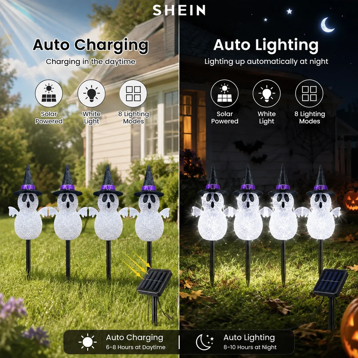 4 lampes solaires en forme de  - Home Decor Lighting Tricks avis et prix