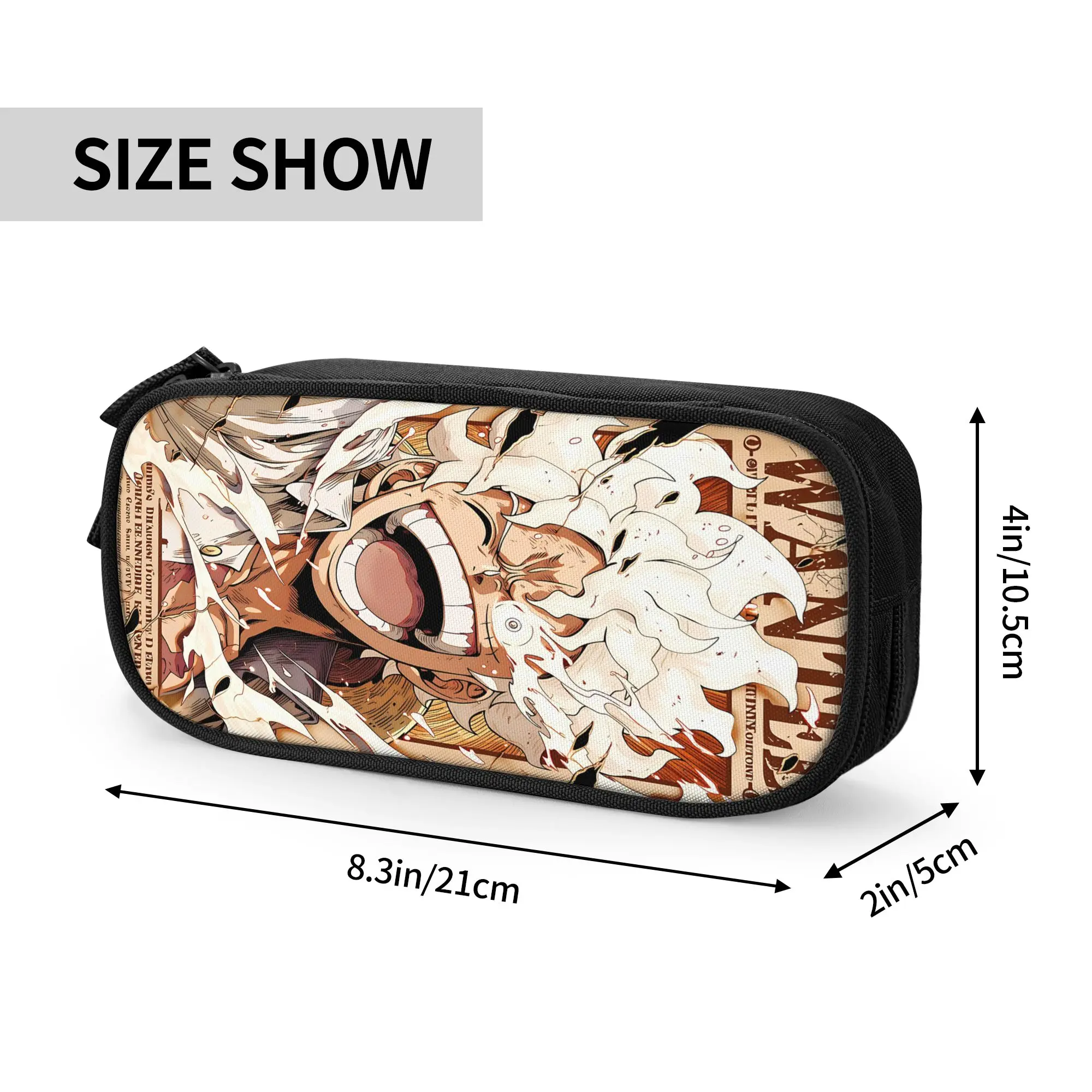 Custom Anime One piece Theme Large Capacity Bags for Child  Handheld Study Bag for Boys Gilrs Kids