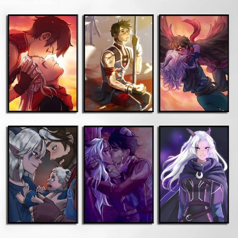 Anime The D-Dragon Prince Poster Elegant And Affordable Wall Art Stickers For Dormitory Living Room And Bedroom Spaces