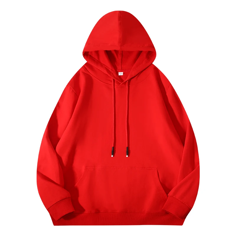 

Basic Solid Color Loose Hooded Sweatshirt Women 2023 Autumn New Women's Cotton Casual Hoodies Sweatshirt Tops Factory Wholesal