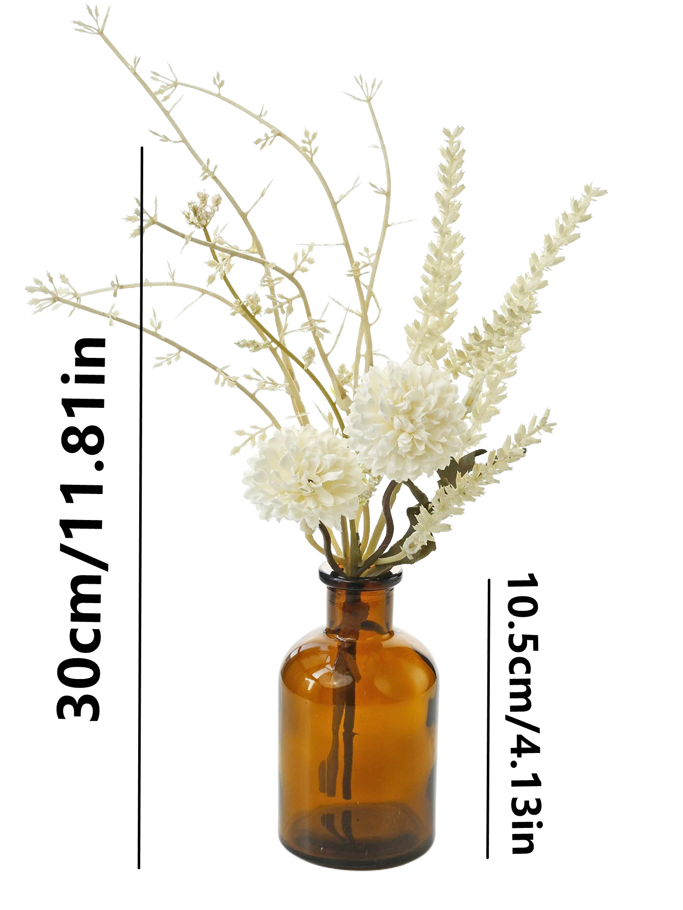 Künstliche Blumen-Kombination Hochwertiger Hochzeitskranz Brautstrauß Dekoration Valentinstag Heim Zimmer Tisch Geschenk Vase Box Requisiten – Detail 7