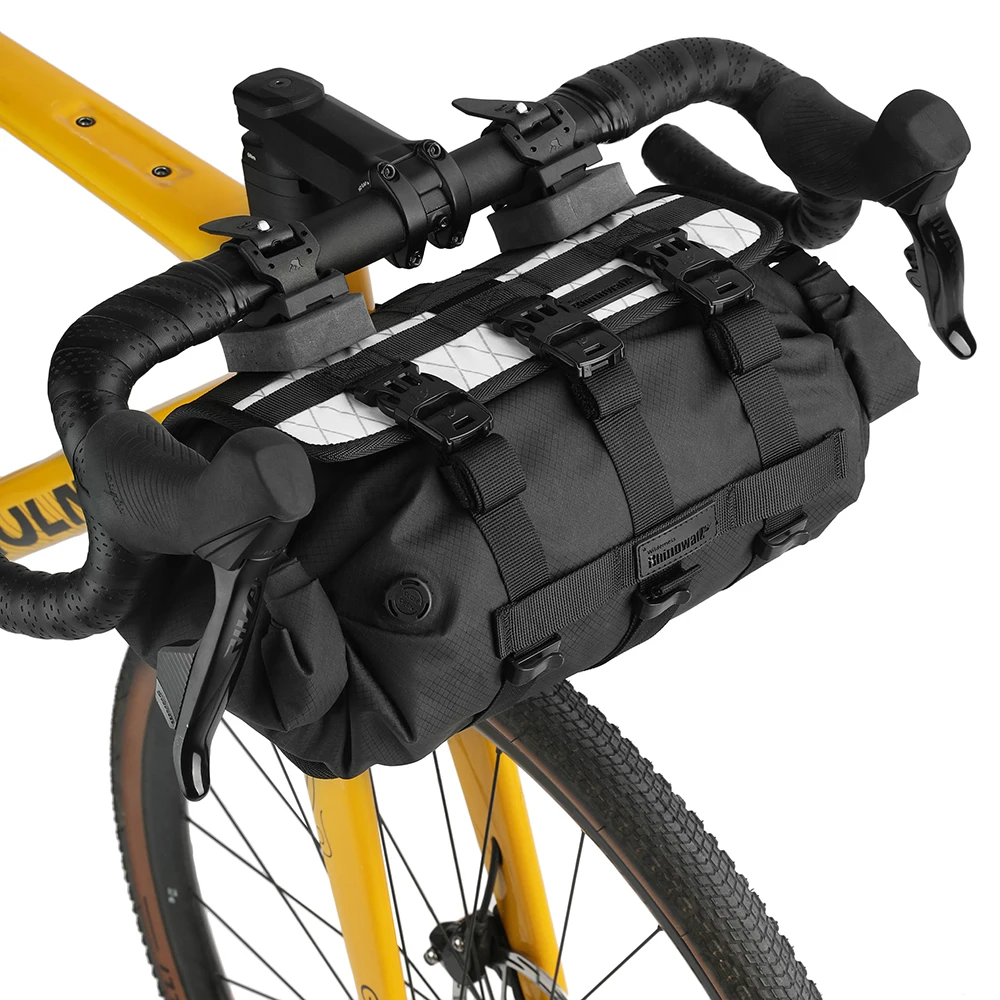 

Rhinowalk Bike Handlebar Bag 7-13L Rainproof Front Bag Set Bikepacking MTB Road Bike Front Frame Bag Pannier Storage Bag