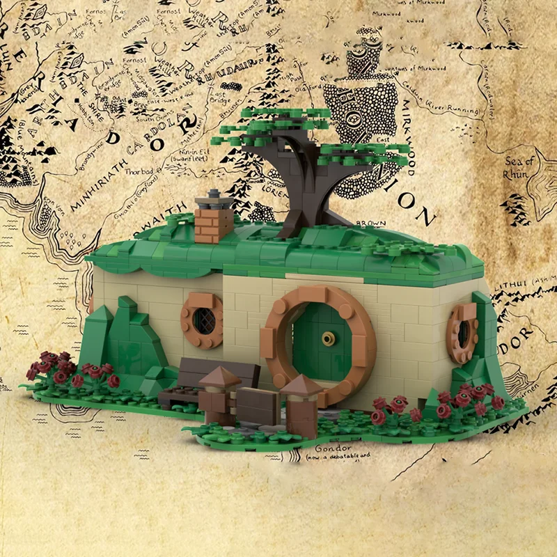 Magic Rings Moc Building Blocks Modular Bag End Model Technology Bricks DIY Famous Scene Assembly Construstion Gifts Toys