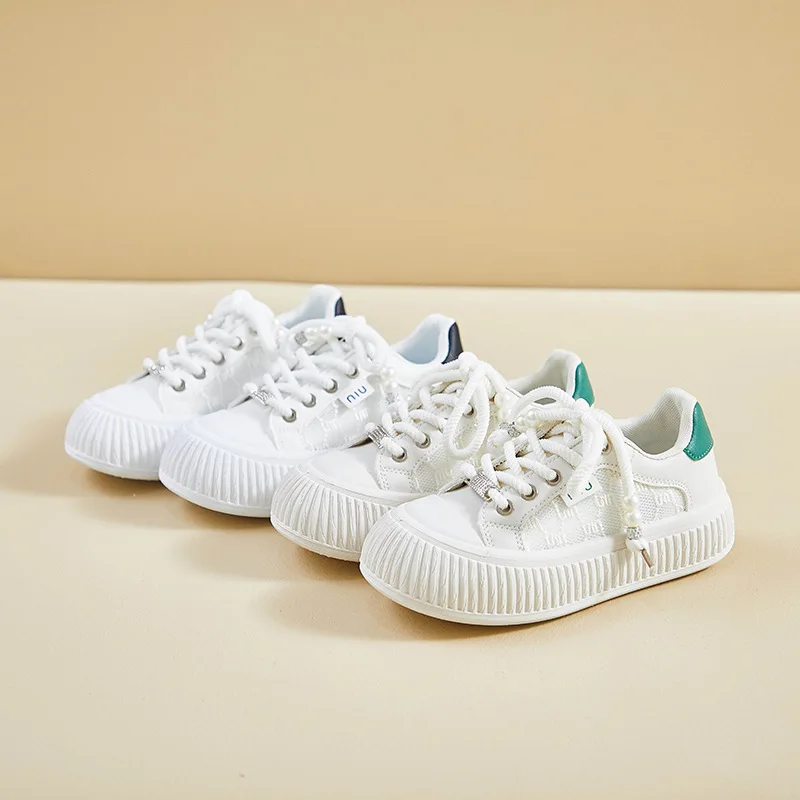 Summer Air Mesh Women White Shoes Fashion Breathable Female Girls Sneakers Sports Casual Size 35-40